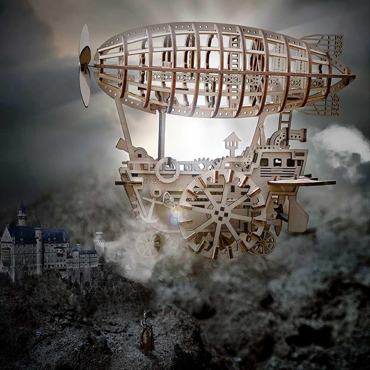 Celestial Navigator Steampunk Airship Model