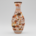 Creative 3D Puzzle Flower Vase 160 Pieces - DIY Home Decor Porcelain Design