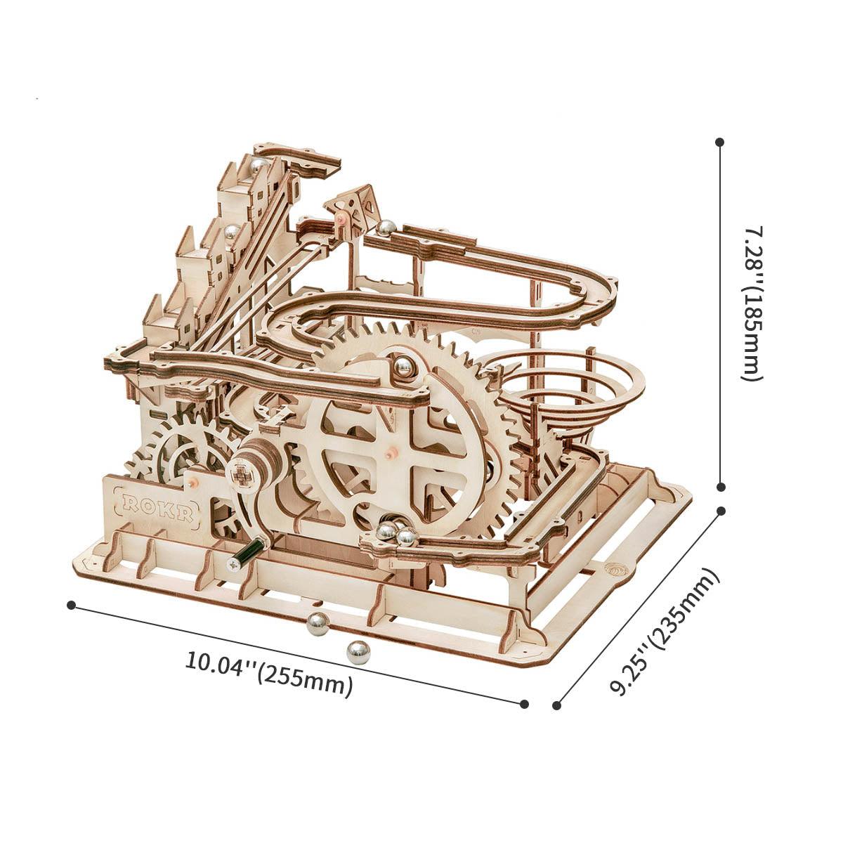 Funnel Parkour Wooden Marble Run