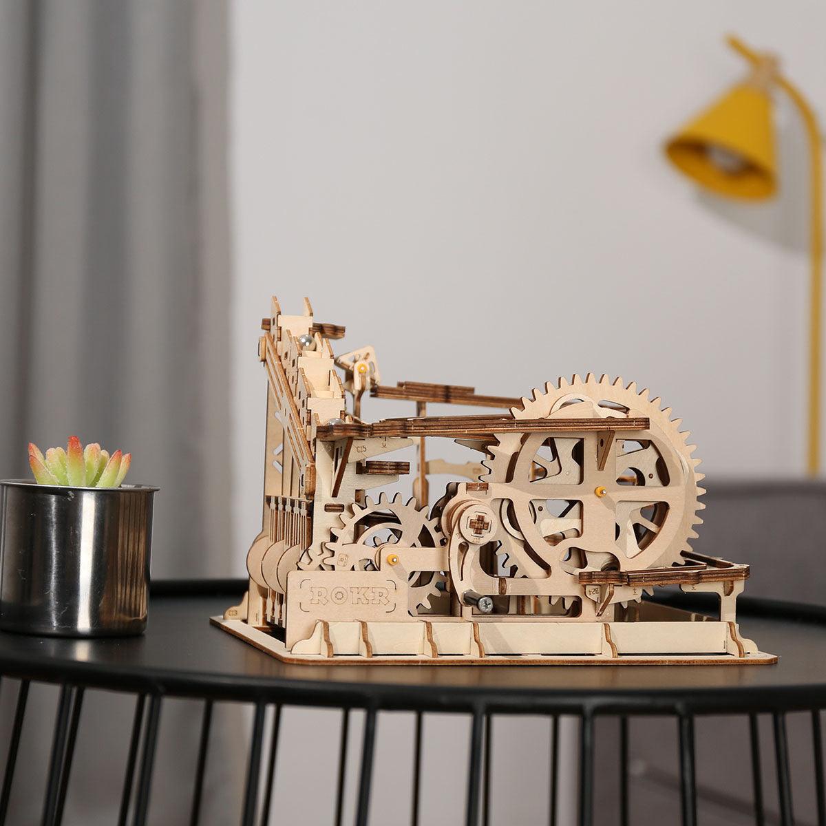 Funnel Parkour Wooden Marble Run