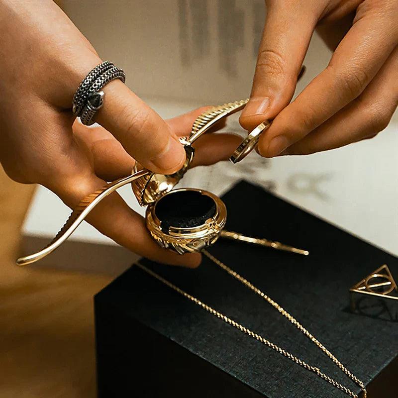 Harry Potter Golden Snitch Ring Box