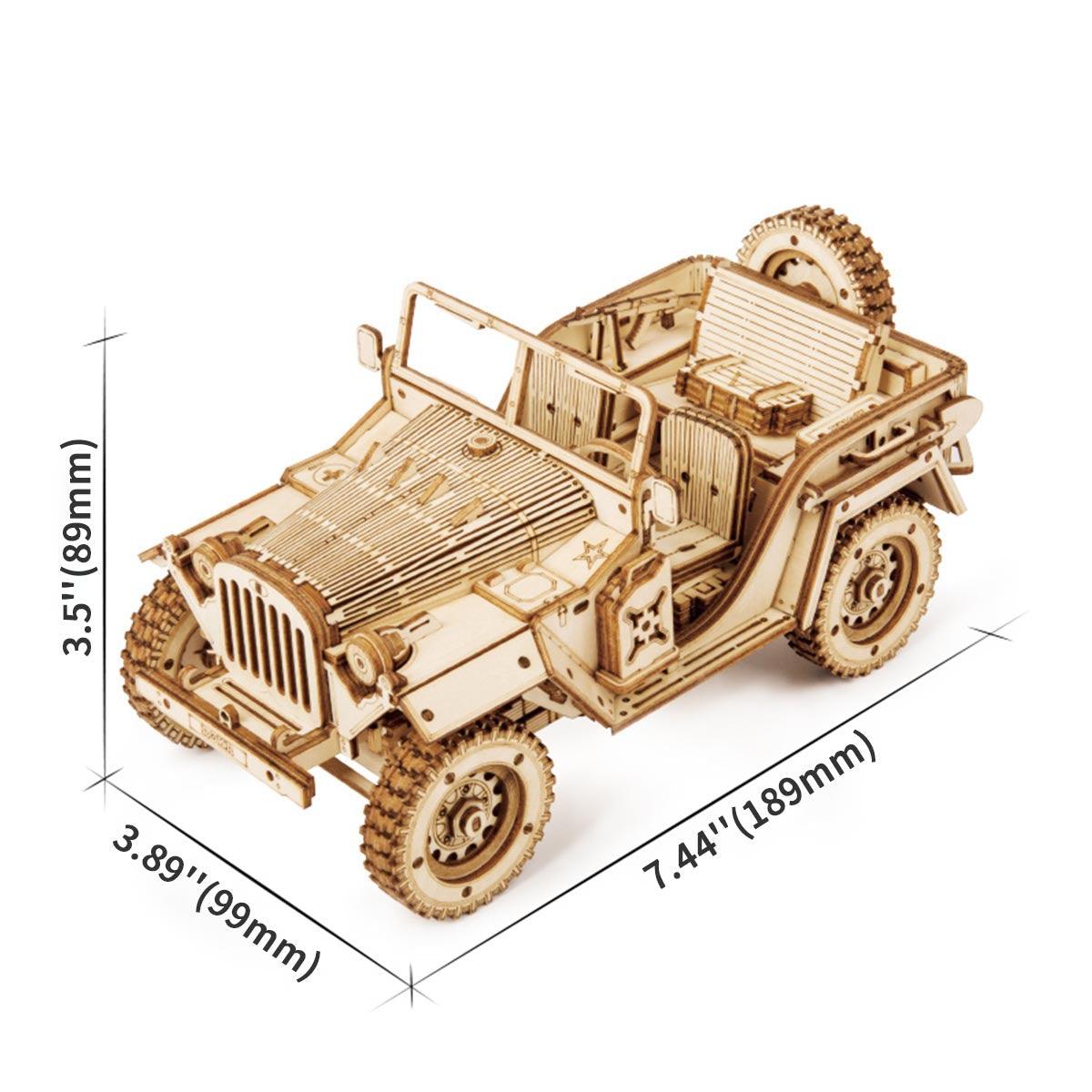 Heritage Roadster Wooden Car Model Kit