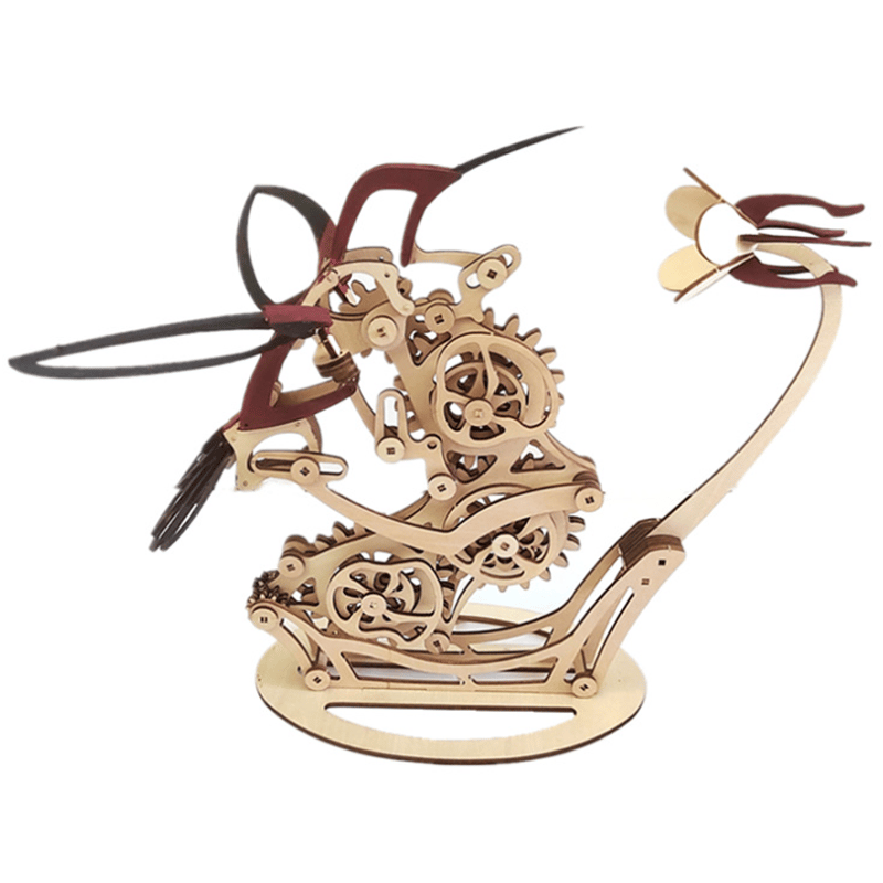 Kinetic Hummingbird Wooden Sculpture Kit