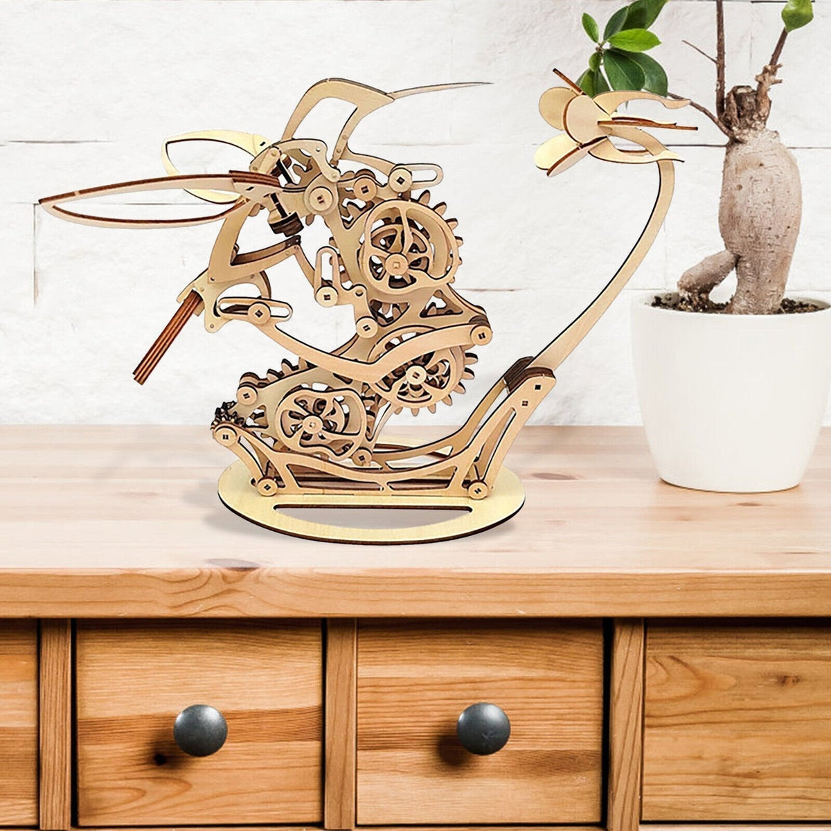 Kinetic Hummingbird Wooden Sculpture Kit