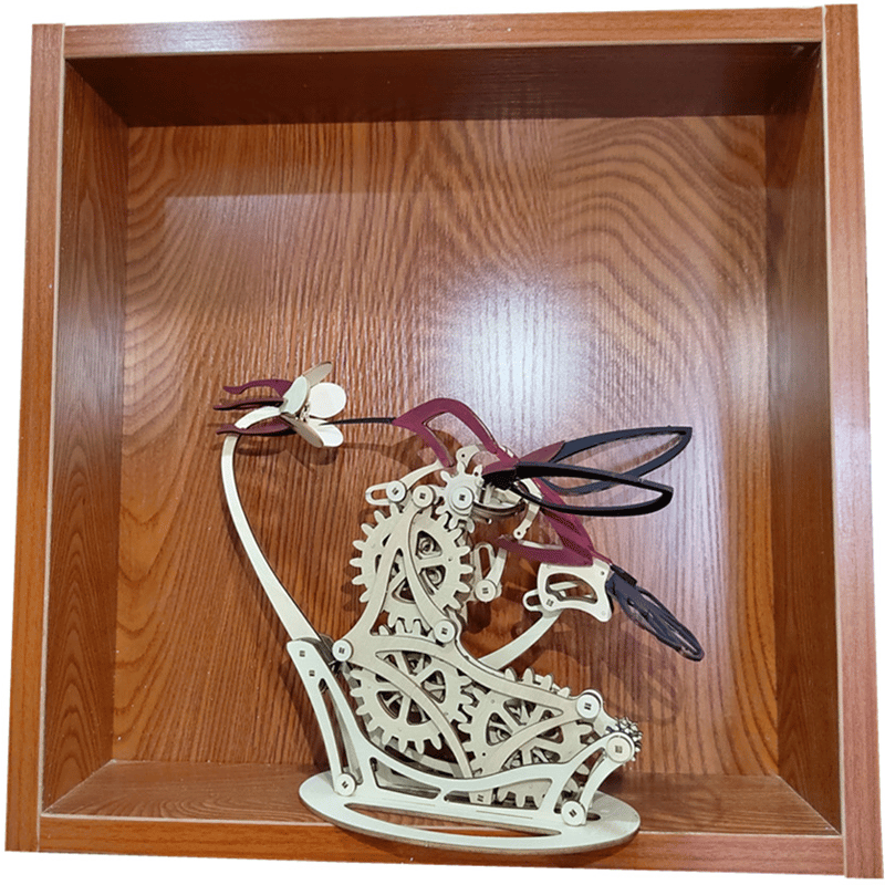 Kinetic Hummingbird Wooden Sculpture Kit