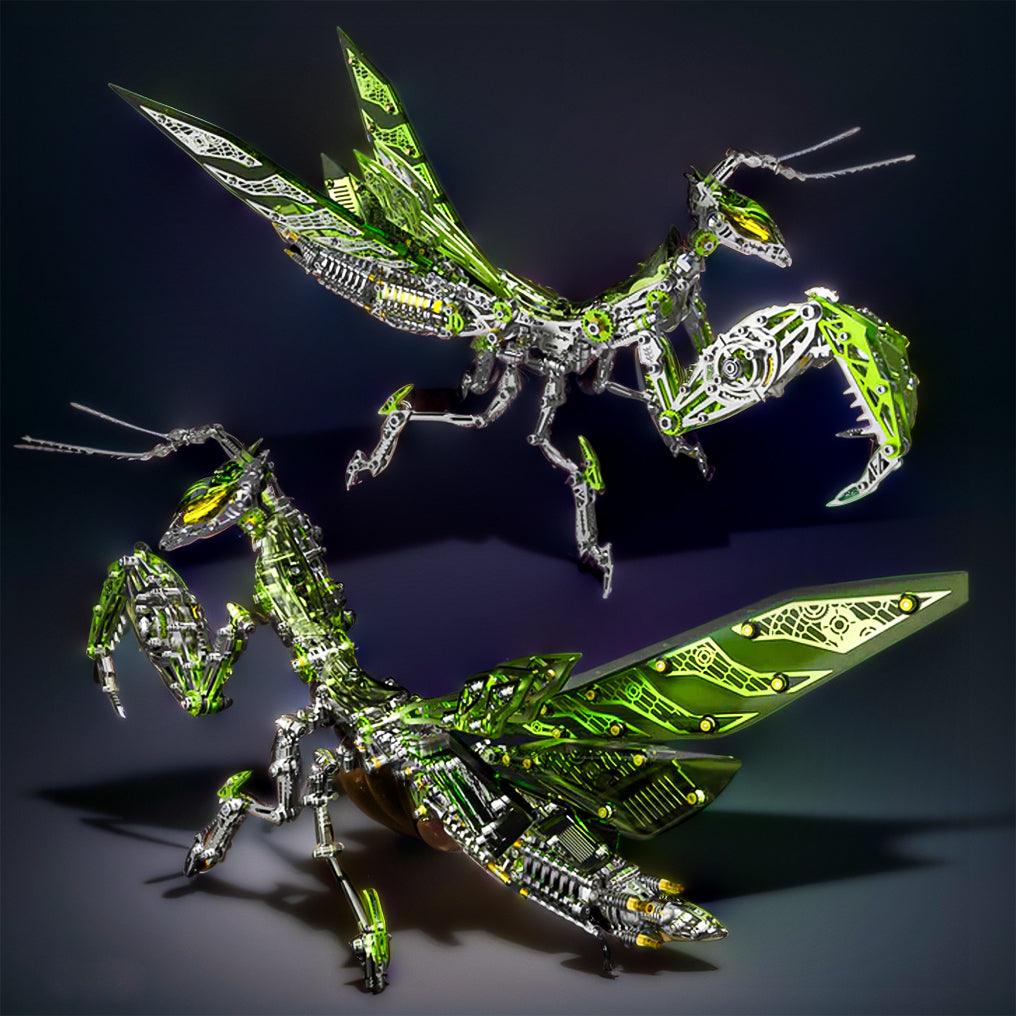 Luminous Mantis 3D Metal Model Kit with LED