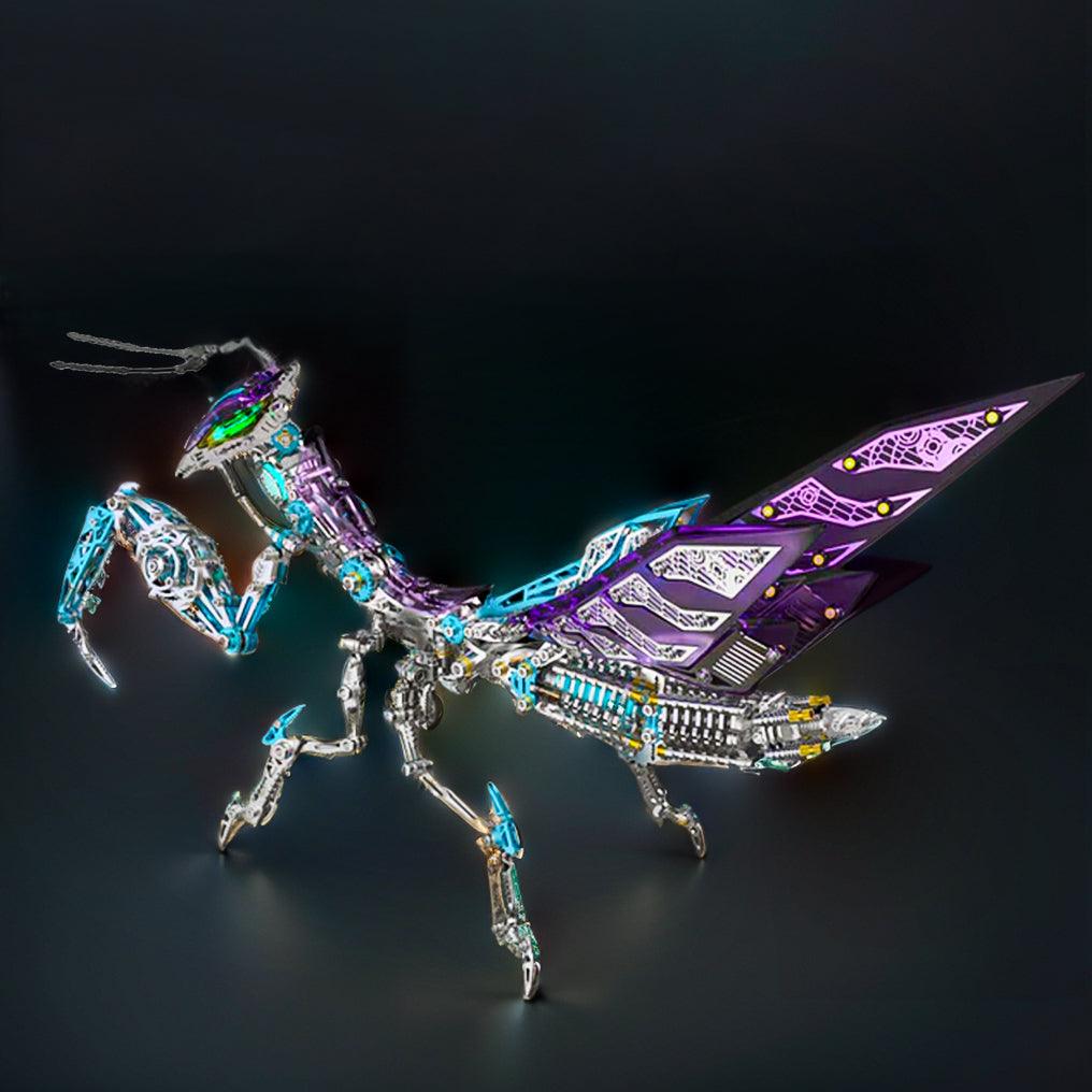 Luminous Mantis 3D Metal Model Kit with LED