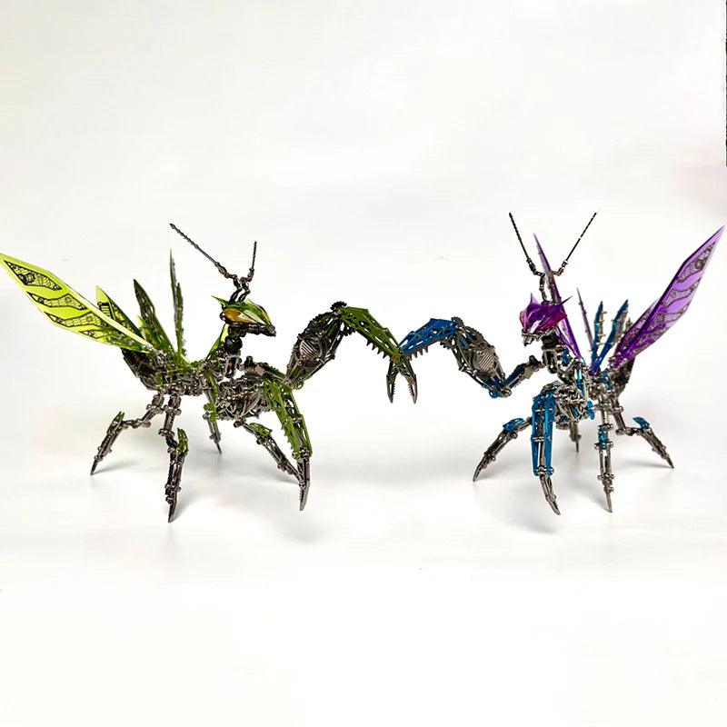 Luminous Mantis 3D Metal Model Kit with LED