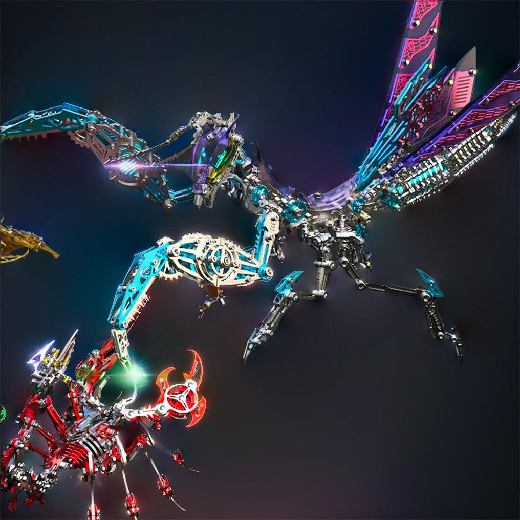 Luminous Mantis 3D Metal Model Kit with LED