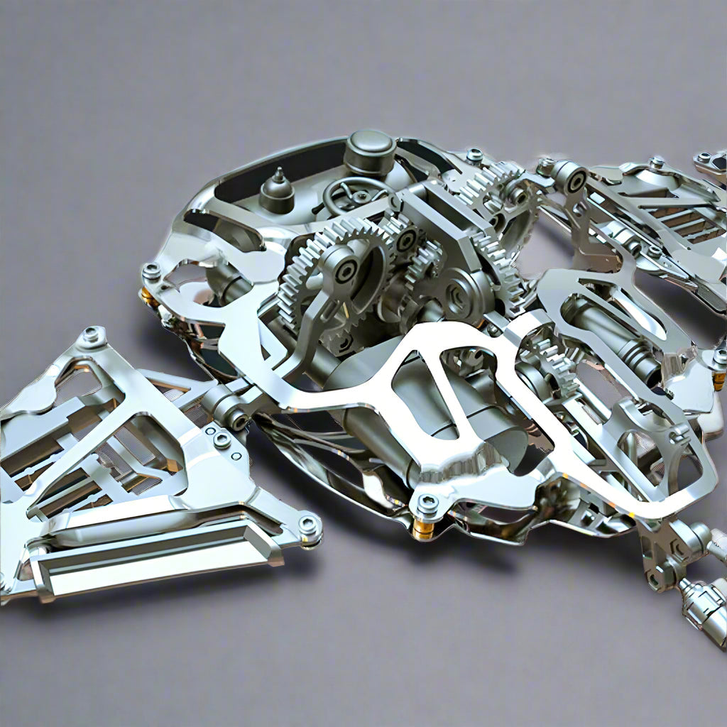 Manta Ray 3D Metal Model Kit with LED Lights