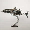 Mechanical Shark 3D Metal Model Kit, 209 Pcs