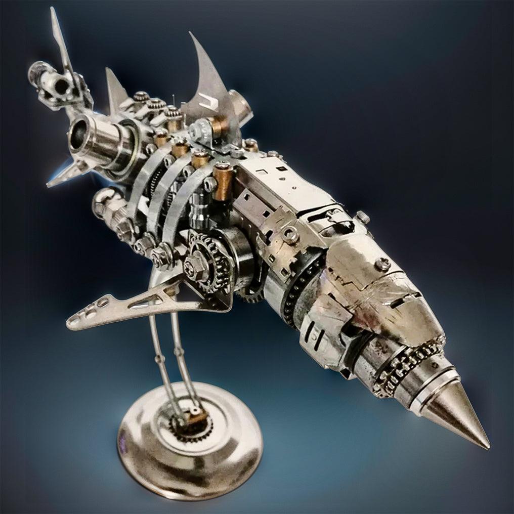 Mechanical Shark 3D Metal Model Kit, 209 Pcs