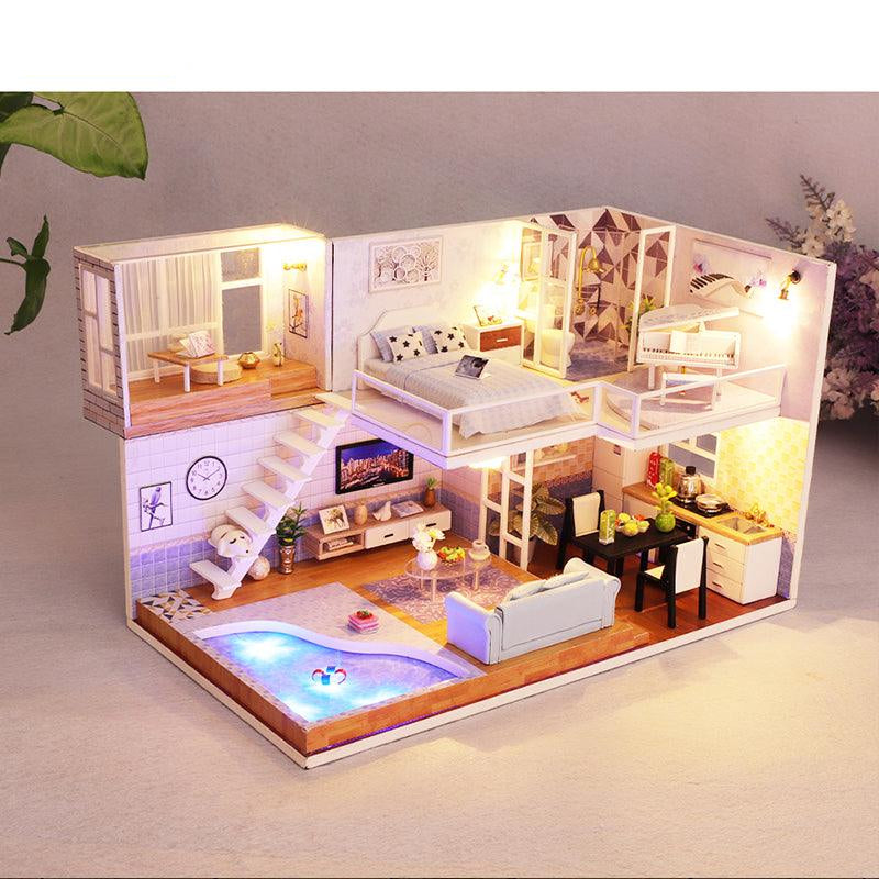 Met You CUTEBEE DIY Miniature Dollhouse Kit