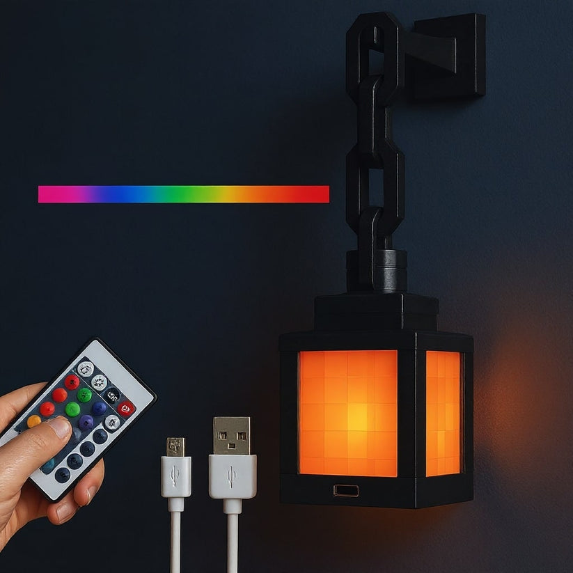 Minecraft Lantern Night Light 16 Color
