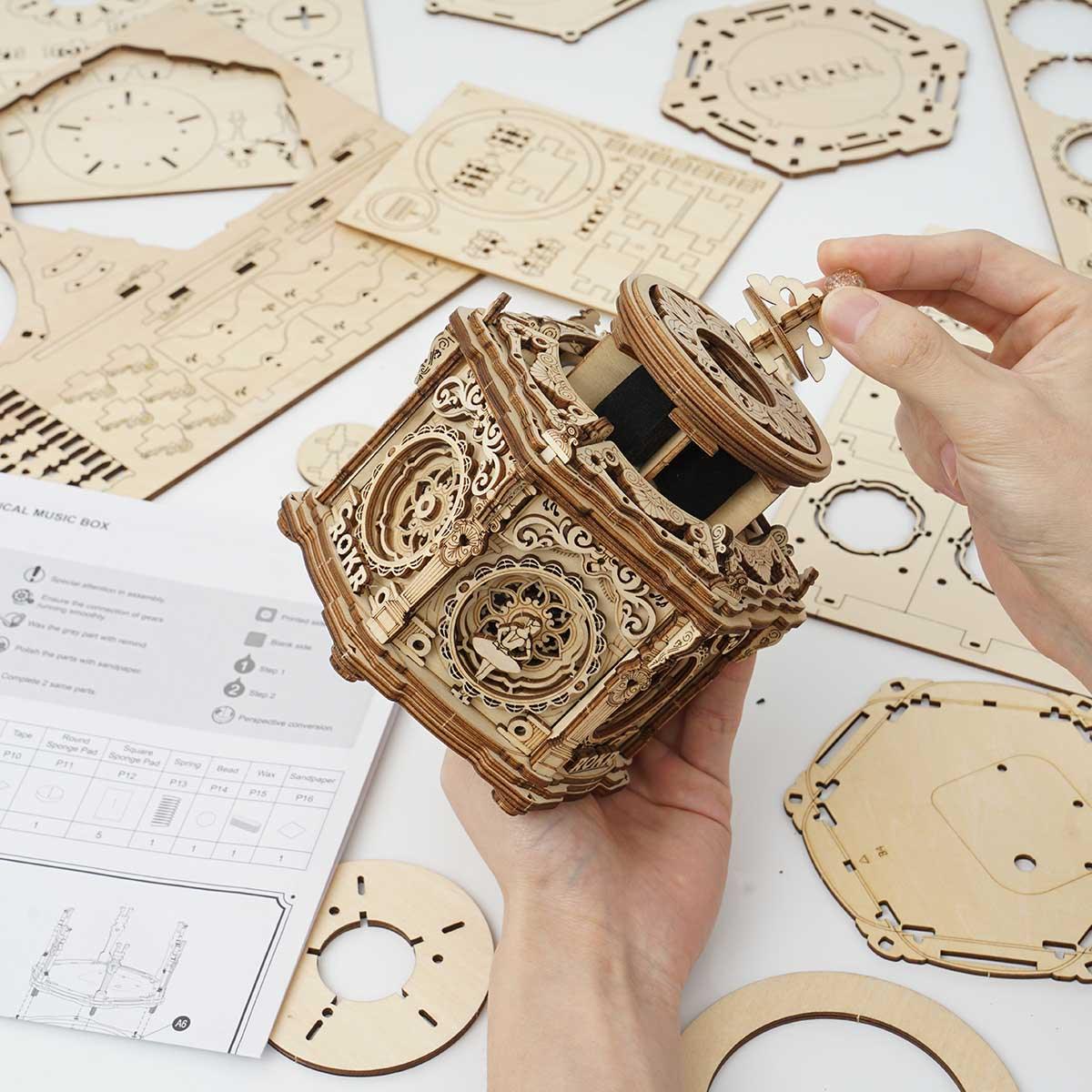 Mystical Clockwork Garden 3D Wooden Puzzle
