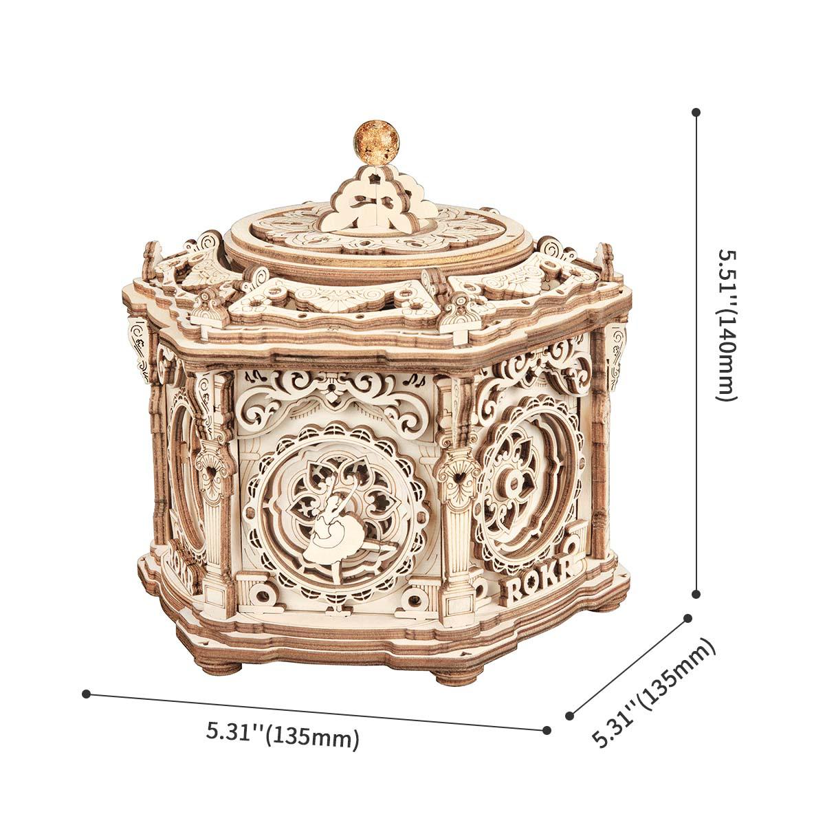 Mystical Clockwork Garden 3D Wooden Puzzle