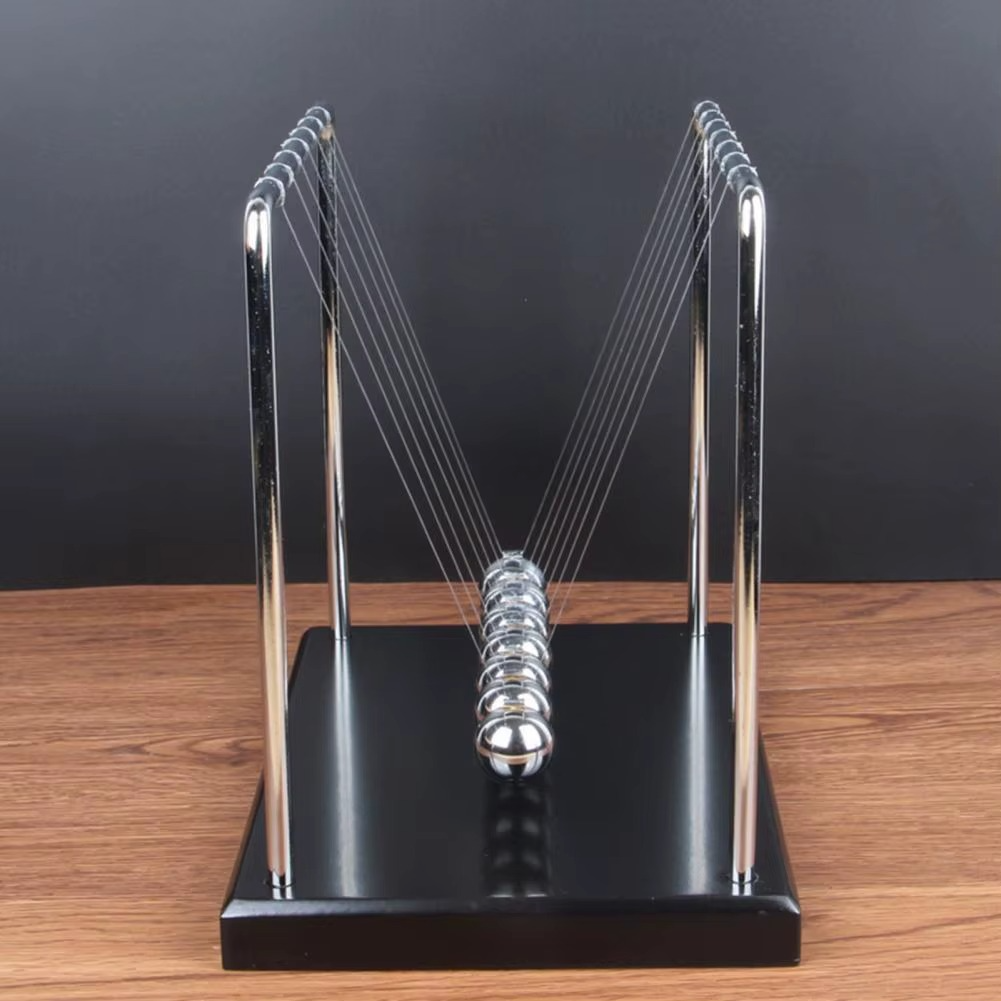 Newton's Cradle Desk Physics Demonstrator