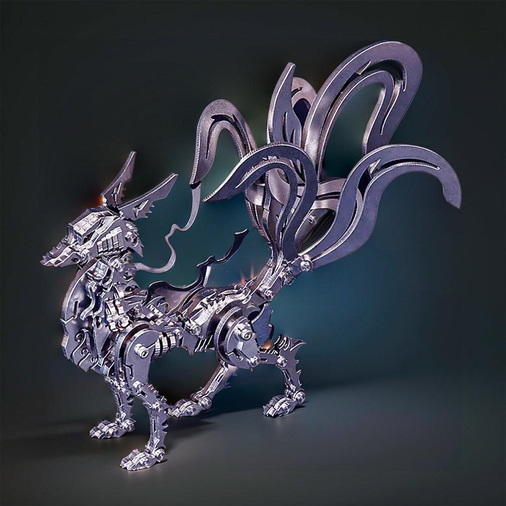 3D Metal Nine-Tailed Fox Puzzle Model Kit