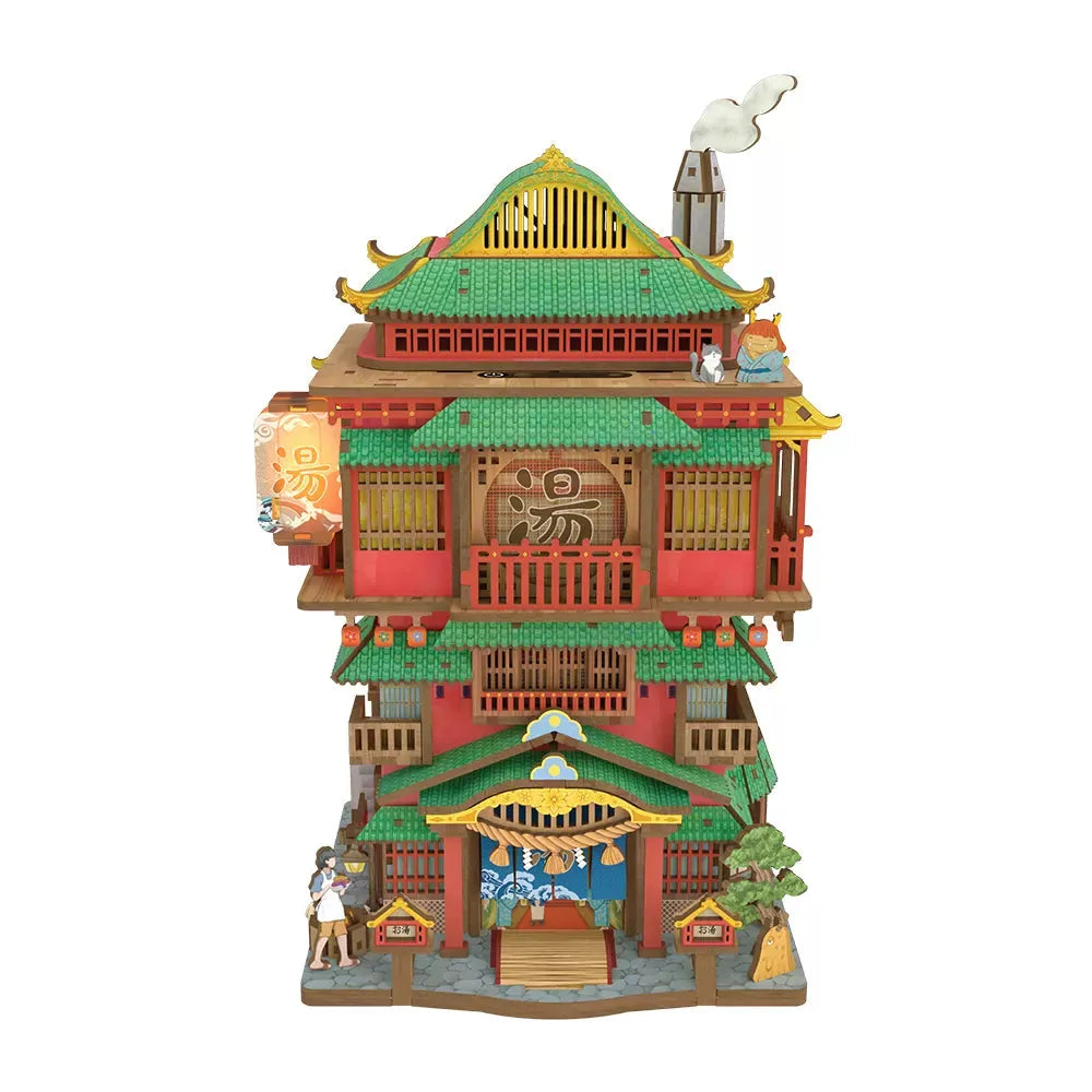Onsen Saga 3D Wooden Puzzle Storage Box