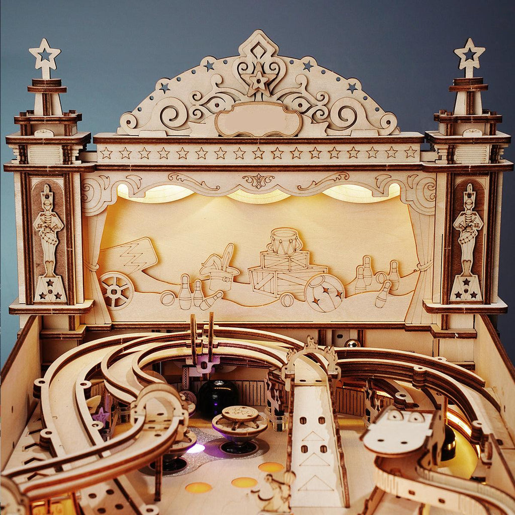 3D Pinball Machine Wooden Puzzle Kit