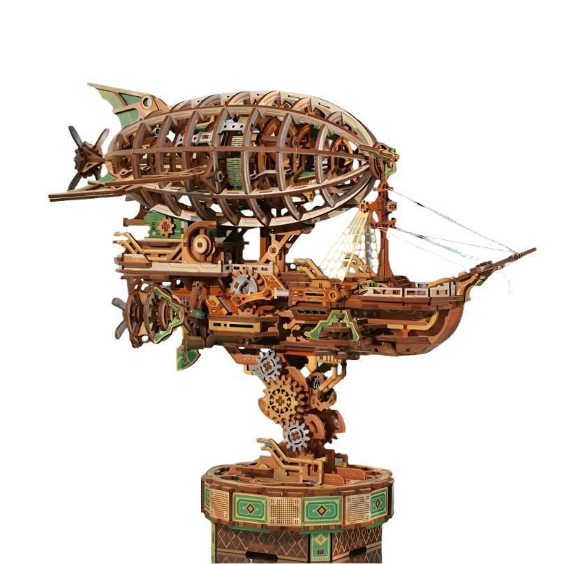 Sailing In Fog 3D Wooden Airship Puzzle