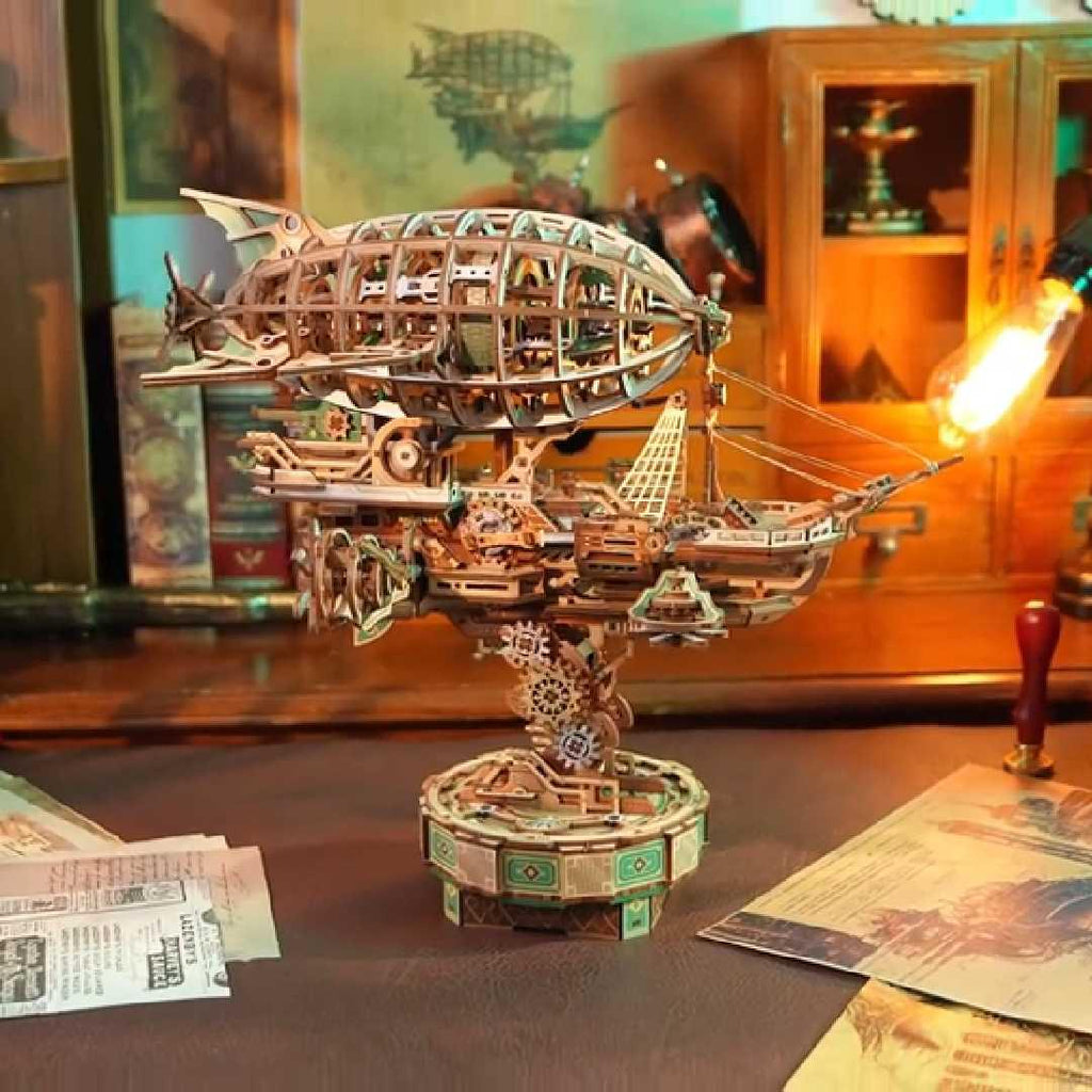 Sailing In Fog 3D Wooden Airship Puzzle