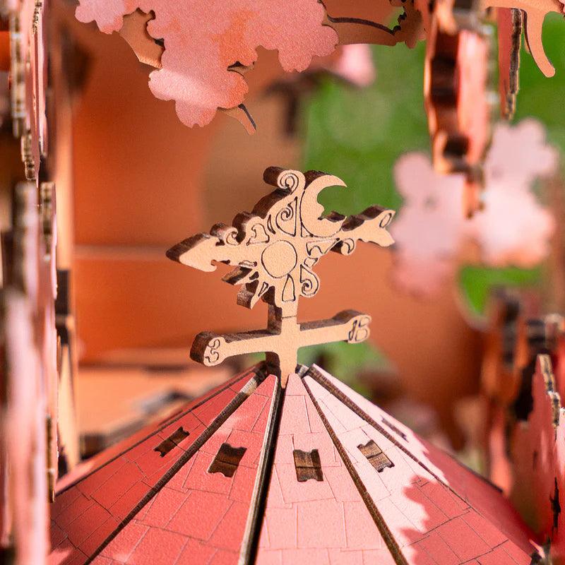 Sakura Tree House 3D Wooden Puzzle Kit