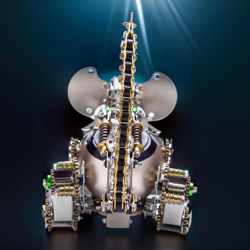 Steampunk Metal Mouse 3D Puzzle Kit 525 Pcs