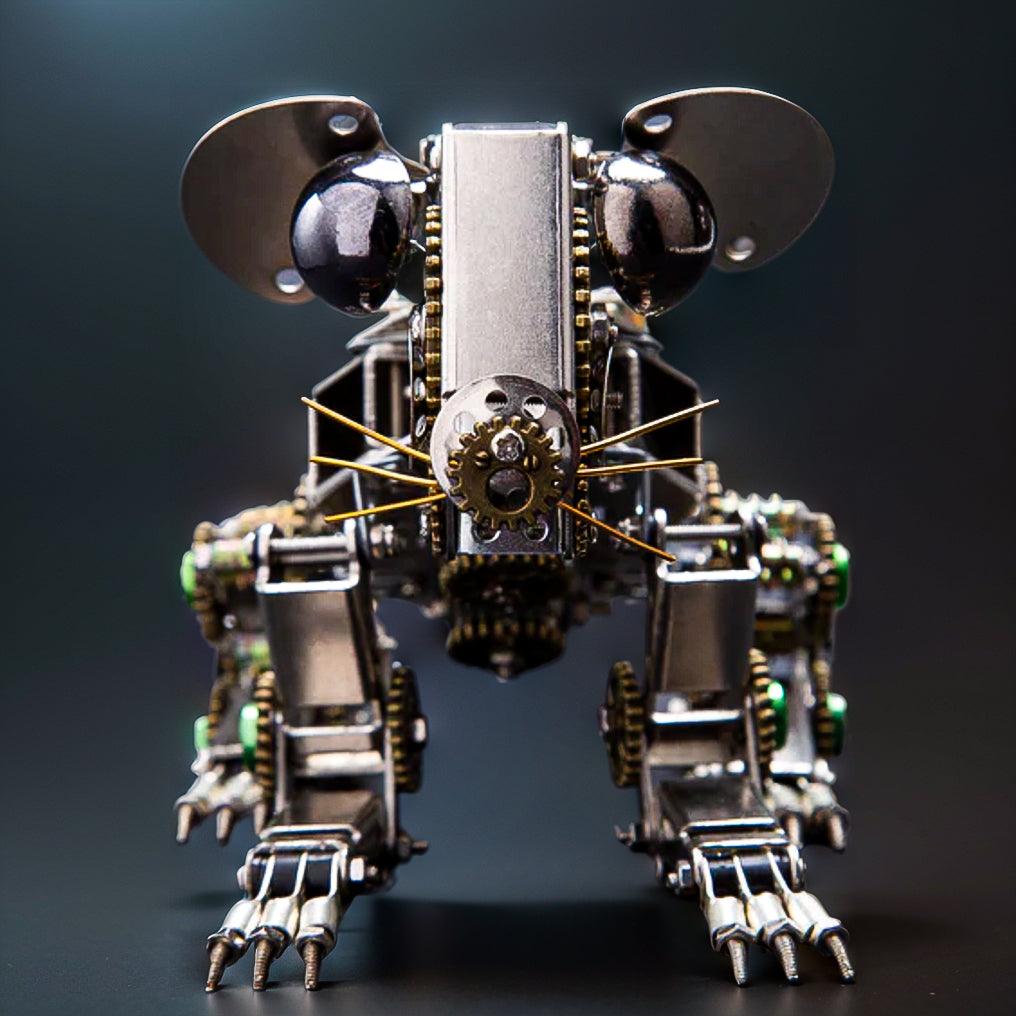 Steampunk Metal Mouse 3D Puzzle Kit 525 Pcs