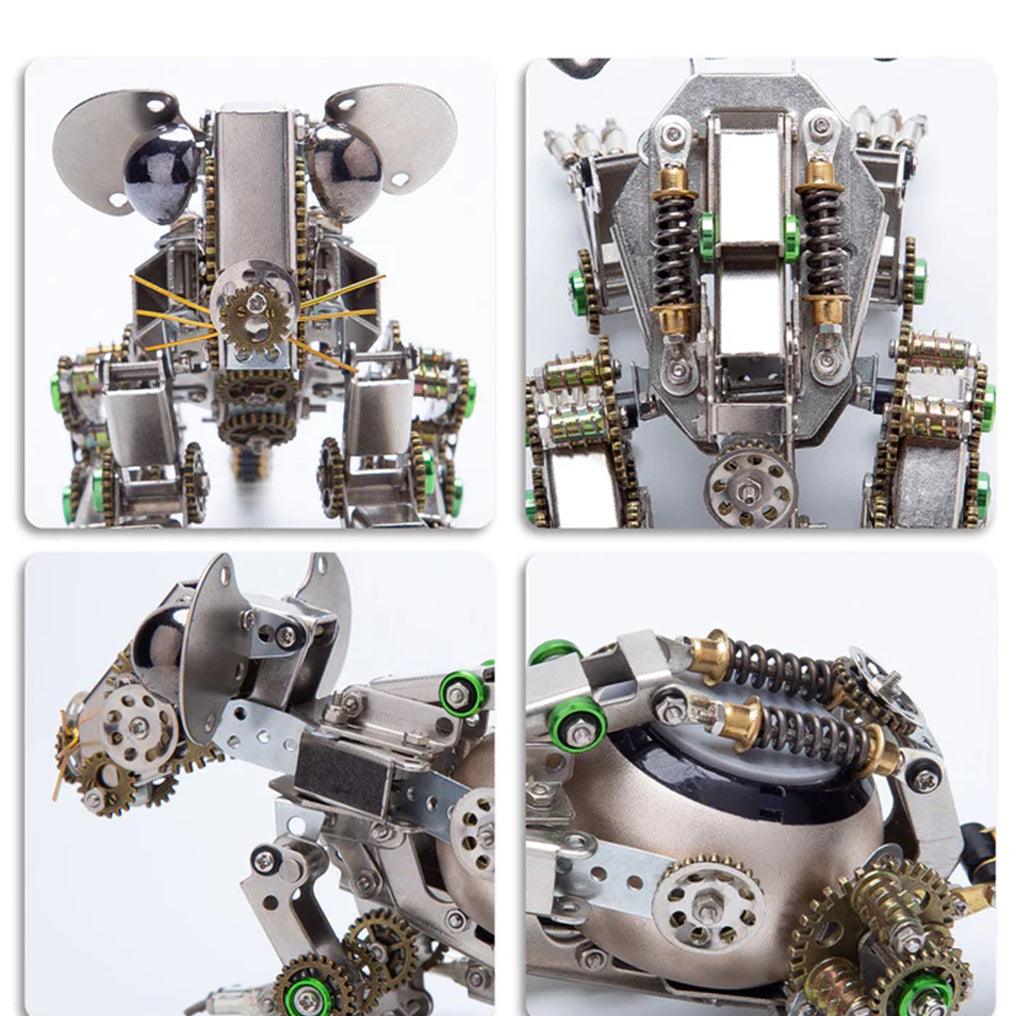Steampunk Metal Mouse 3D Puzzle Kit 525 Pcs