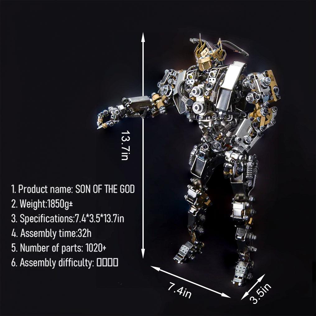 Steampunk Protoss Mecha 3D Metal Model Kit LED
