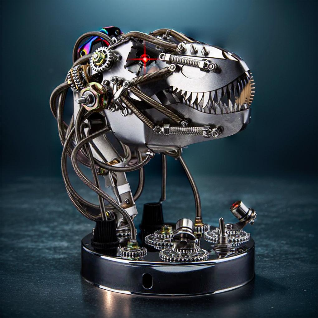 Steampunk T-Rex Head 3D Metal Model Kit