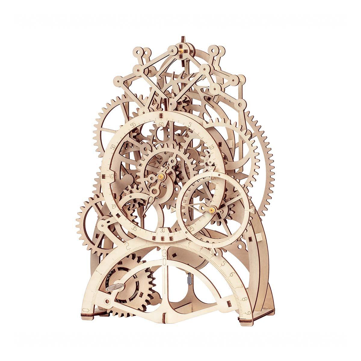 Temporal Craftsman Wooden Pendulum Clock Kit