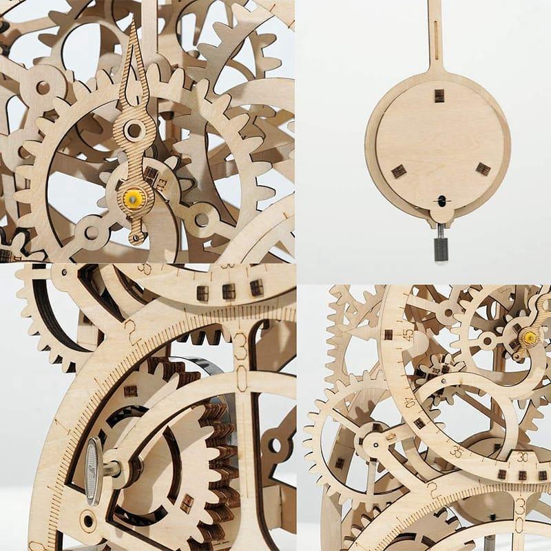 Temporal Craftsman Wooden Pendulum Clock Kit