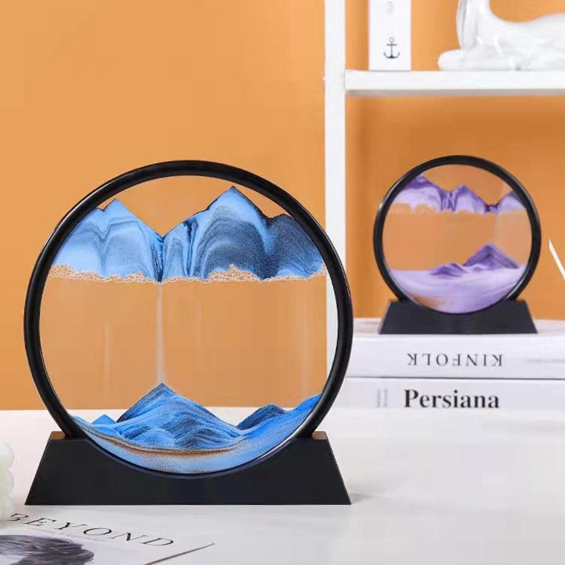Tranquility Flow 3D Rotating Sand Art