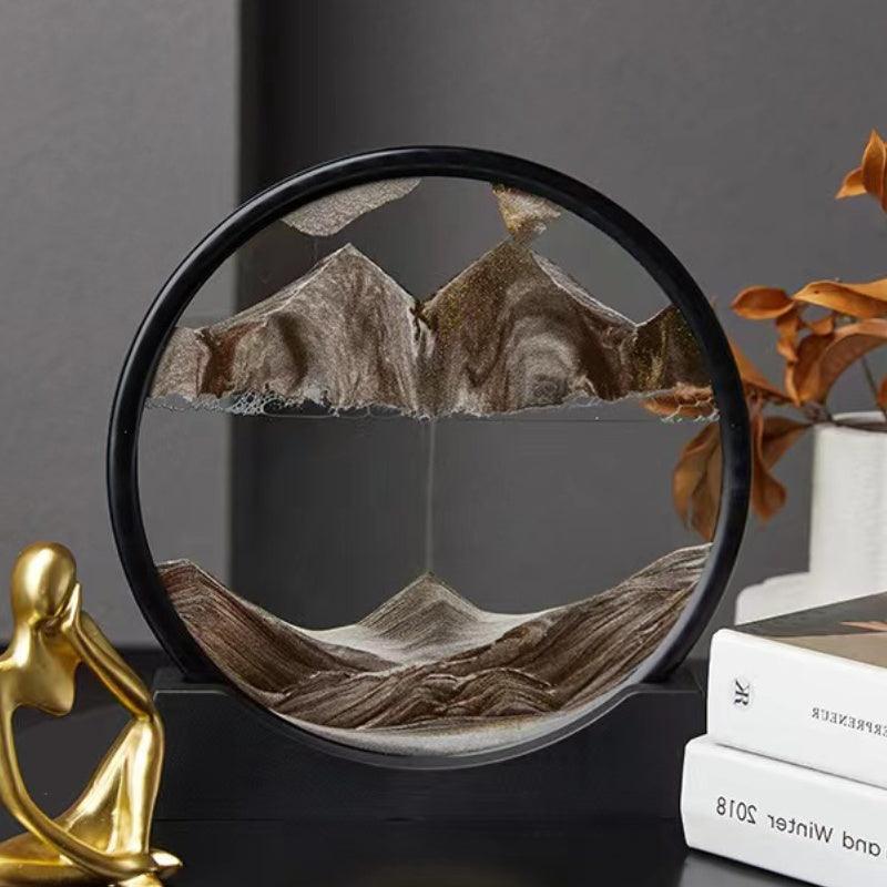 Tranquility Flow 3D Rotating Sand Art