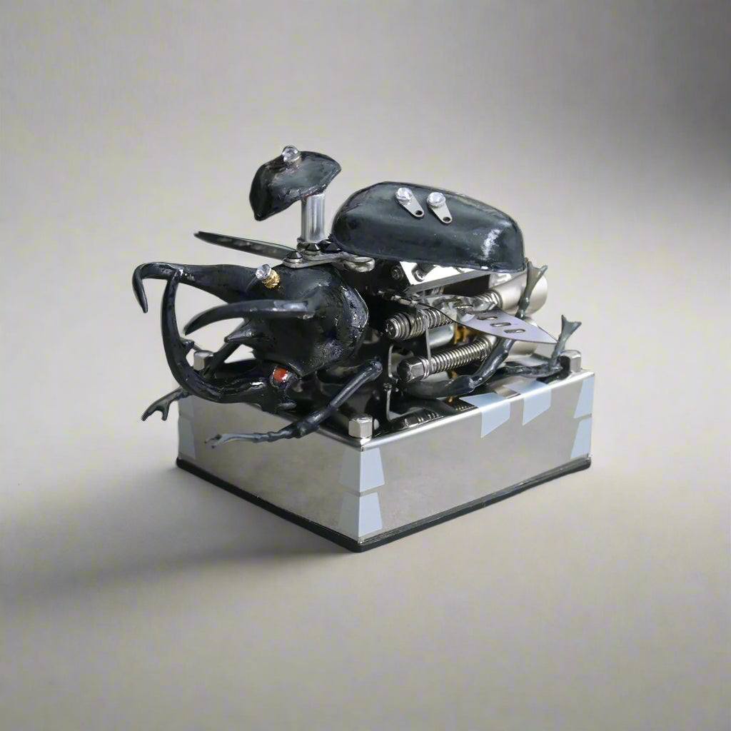 DIY V8 Engine Metal Beetle Model Kit