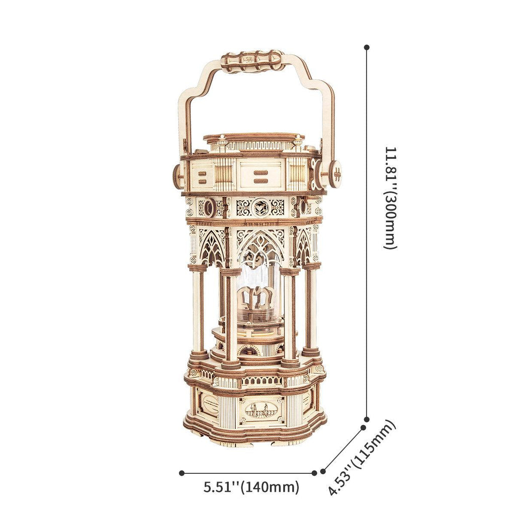 Illuminated Melody Victorian Lantern Music Box