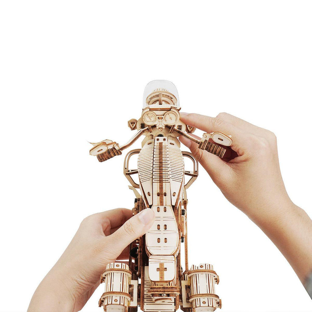 Wild West Cruiser 3D Wooden Motorcycle Puzzle