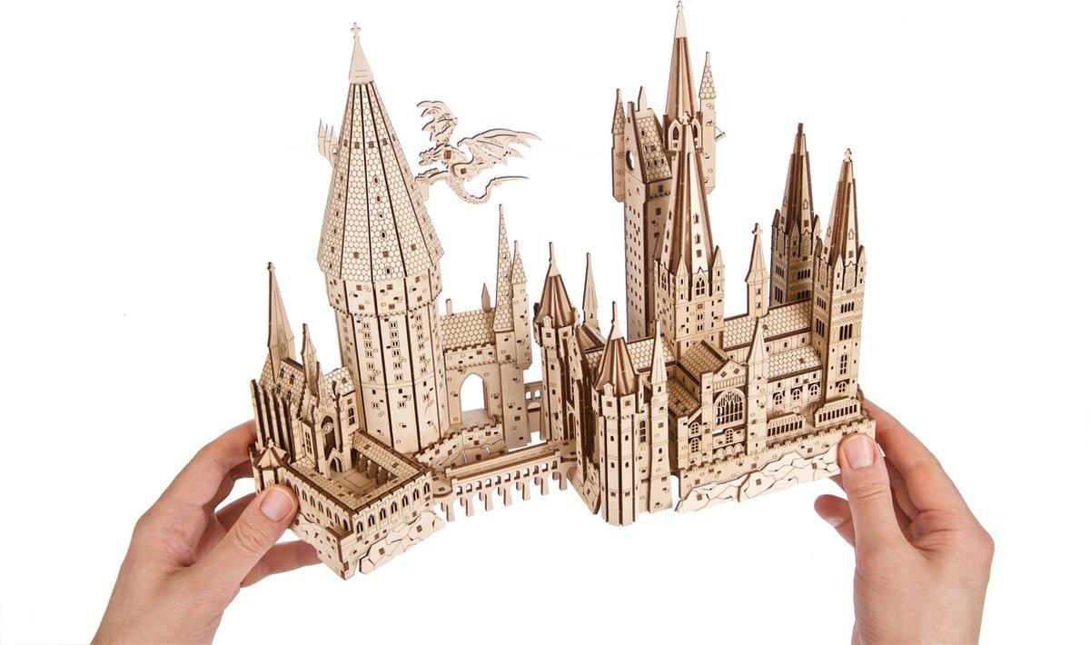 Wizard Castle 3D Wooden Puzzle Kit with Dragon