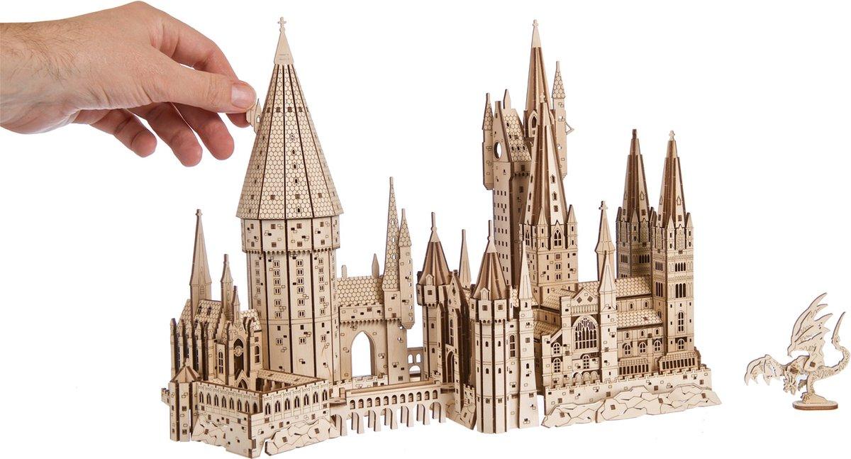 Wizard Castle 3D Wooden Puzzle Kit with Dragon