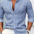 Sterling | Refined Striped Long Sleeve Shirt