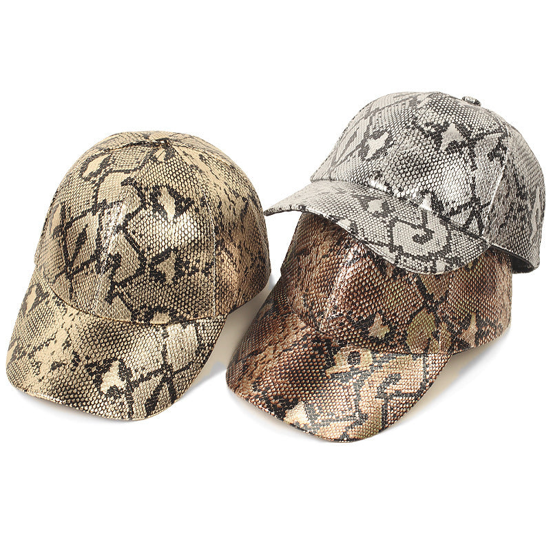 Gorra de béisbol Warren de poliuretano con estampado animal y protección UV