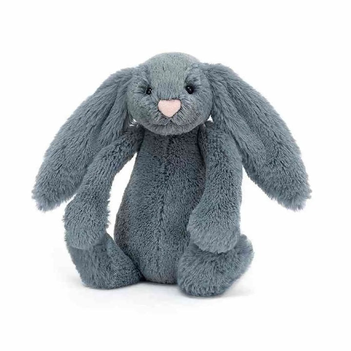 Jellycat Conejo Bashful Azul Oscuro Pequeño 18cm