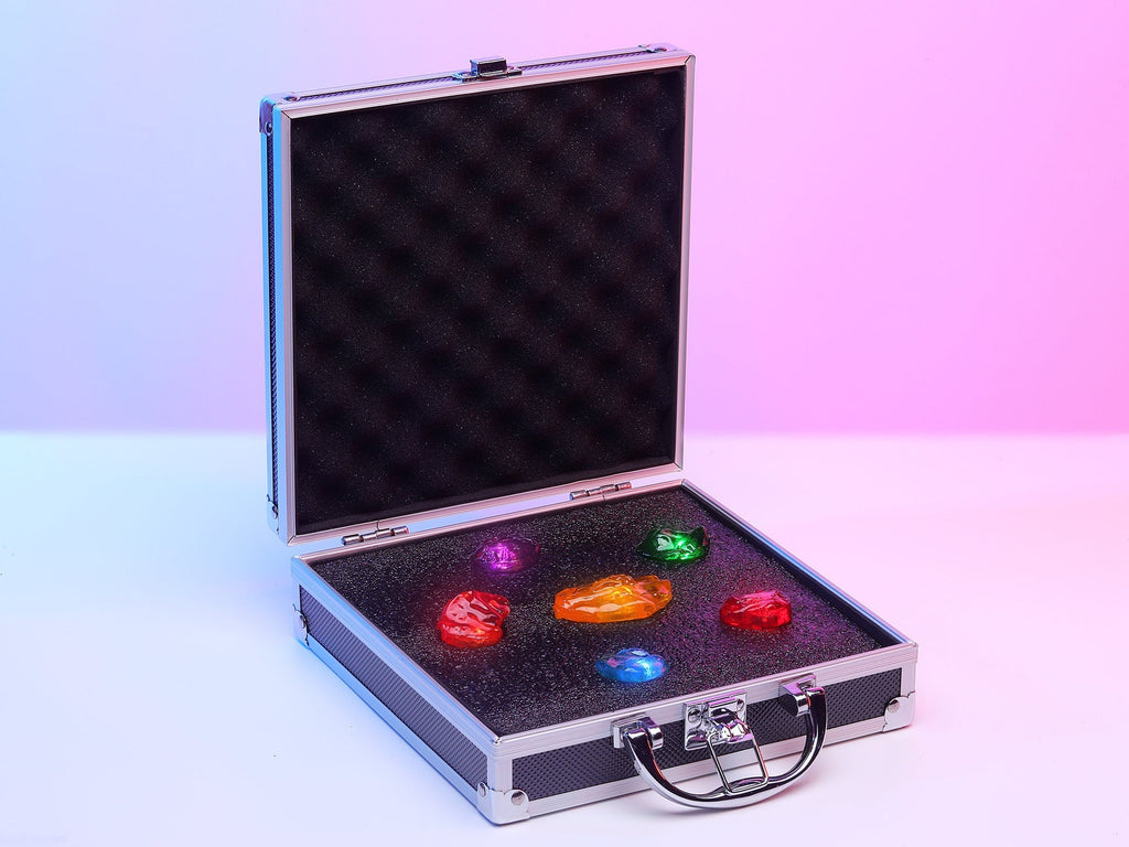 Infinity Stone Suitcase With LED Light