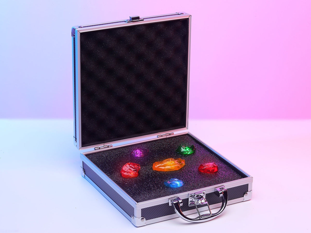 Infinity Stone Suitcase With LED Light