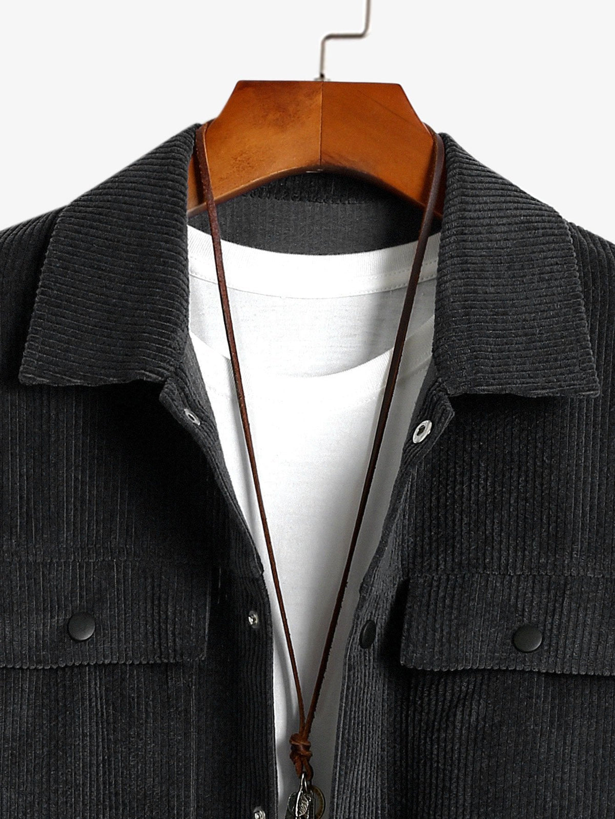 Corduroy Jacket With Pockets