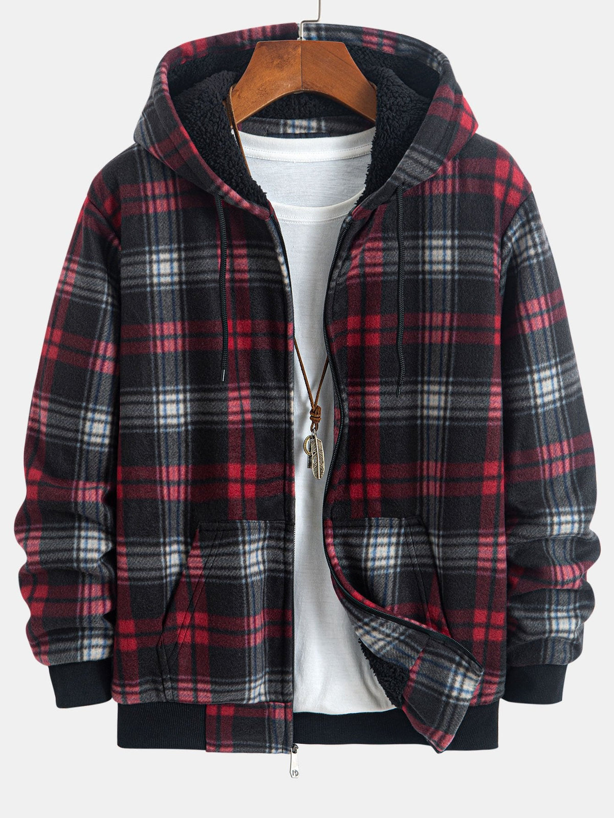 Sudadera de franela con forro de borreguillo