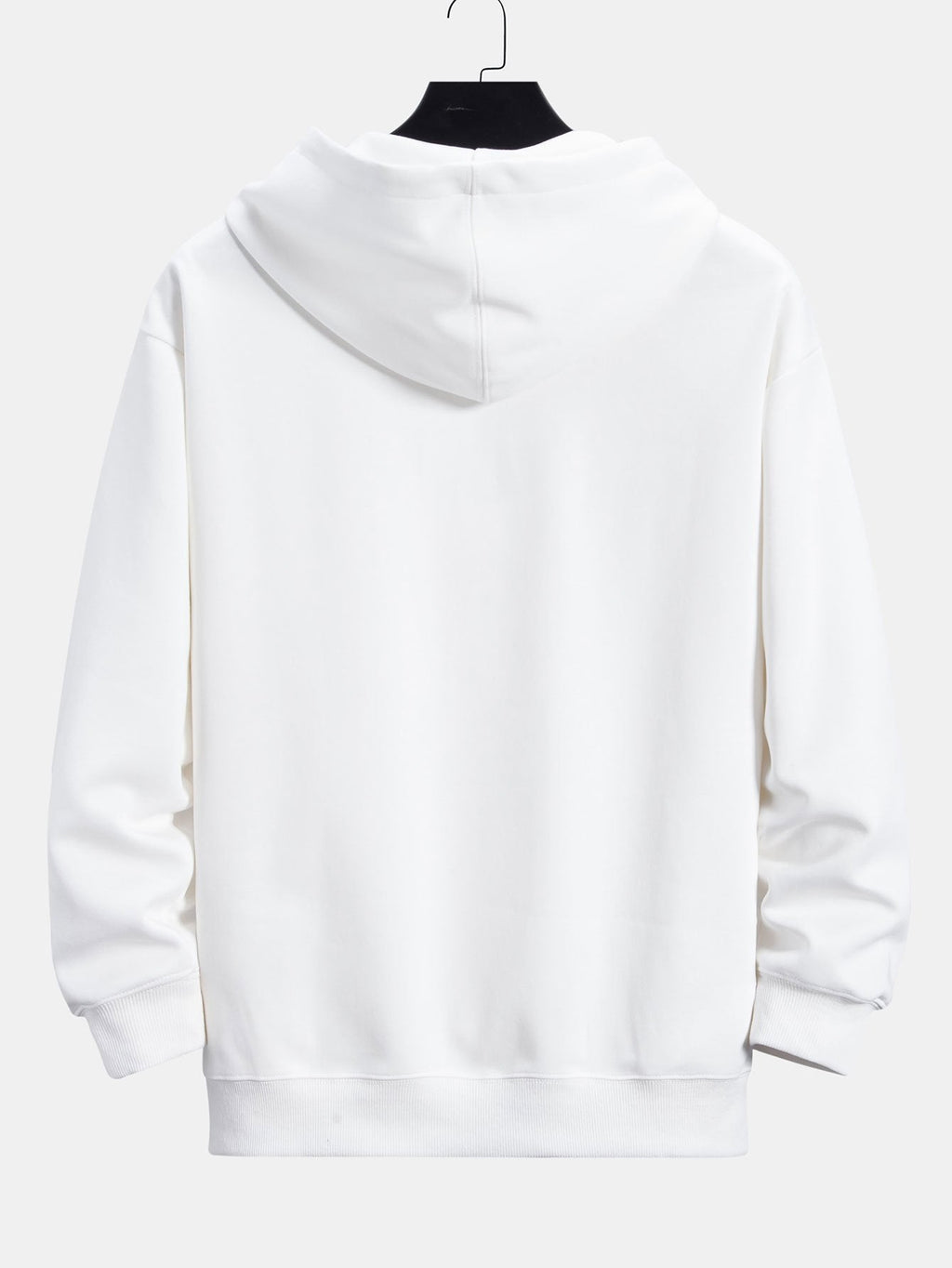 Sweat à capuche coupe décontractée basique