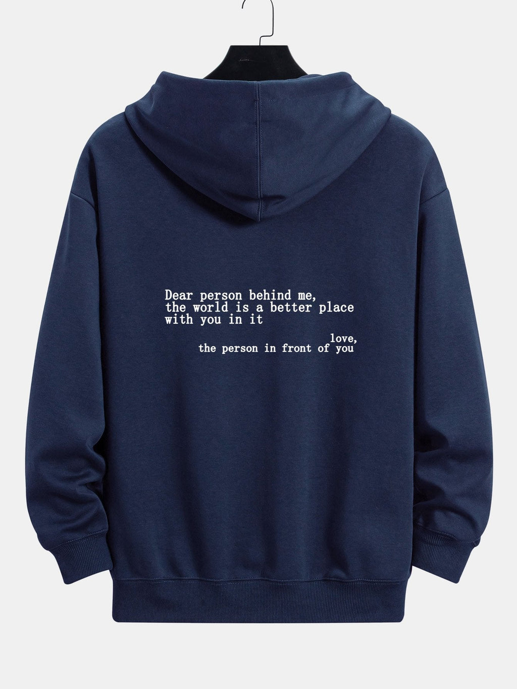 Sweat à capuche coupe décontractée avec motif imprimé